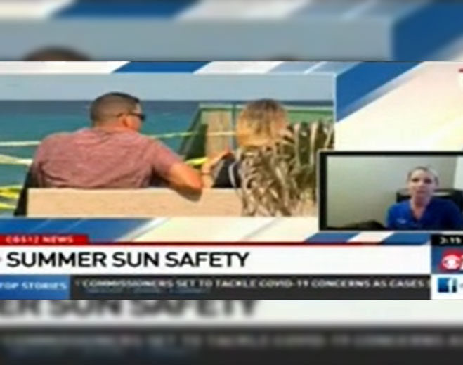 dr-kc-cohen-is-interviewed-for-sun-safety-month-on-cbs-12-news